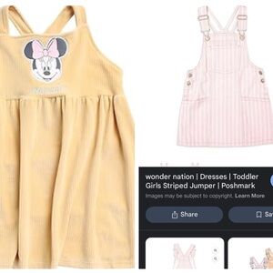 2 piece Minnie Mouse set. Toddler girls stripped jumper. 18 months
